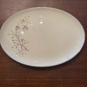 Vintage Taylorton Taylor Smith Taylor Candlelight 13" Oval Platter